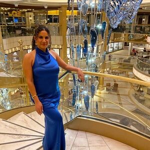 JLUXLABEL Royal Blue Maxi Dress